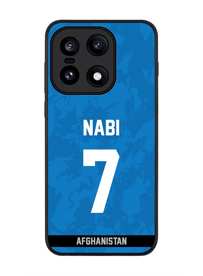 Stylizedd For OnePlus 15 Case,Slim fit Camera Protection, Shockproof Thin Phone cover  - Afghanistan Mohammad Nabi, Jersey No 7 - Image 1